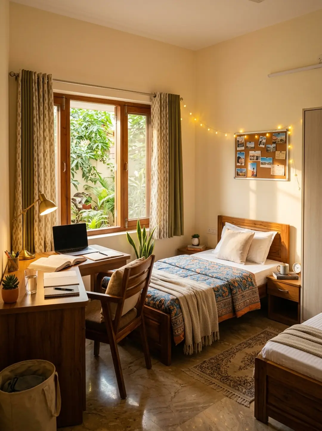 Neat and tidy South Indian hostel accommodation